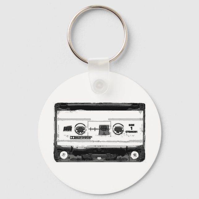Porte-clés Cassette Pop Art (Recto)