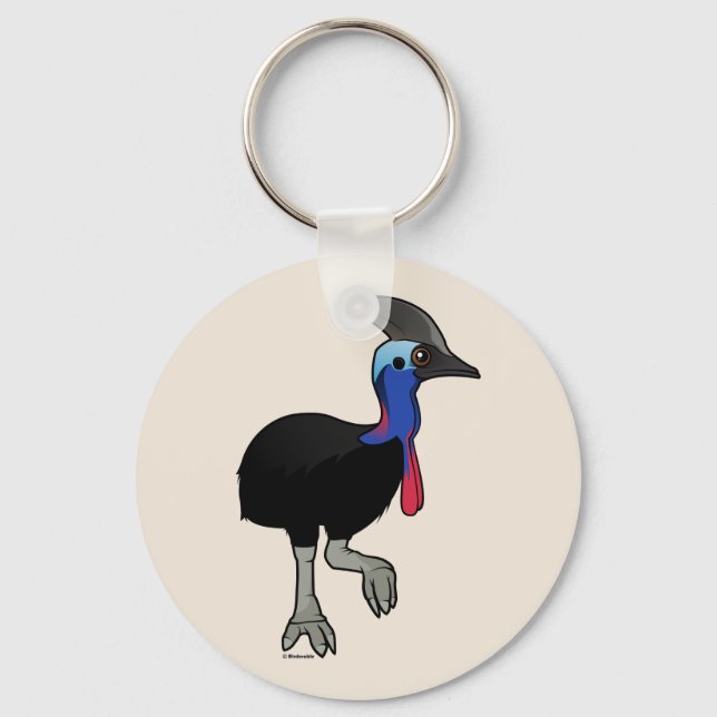 Porte-clés Cassowary du Sud (Recto)