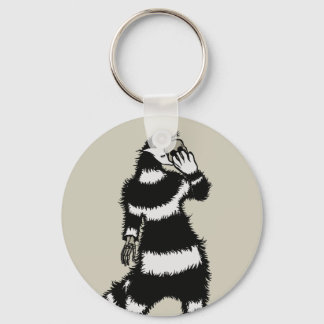 Porte-clés Cat déplaisant Créateur Squelette Masque crâne mai