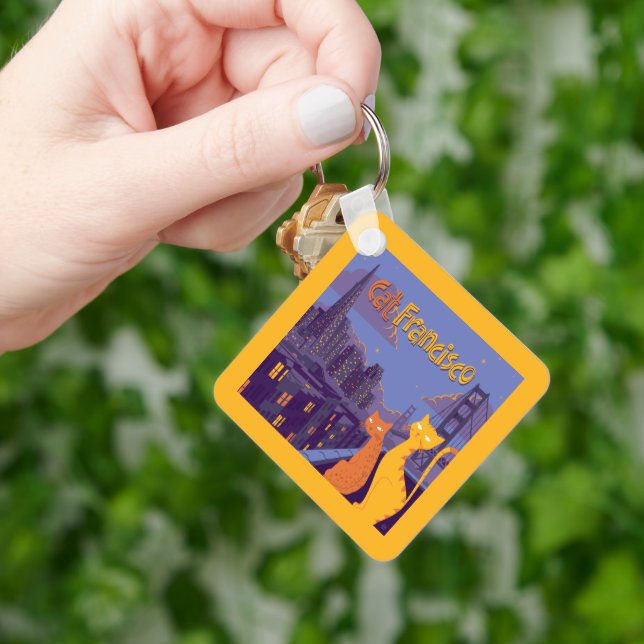 Porte-clés Cat Francisco (main)