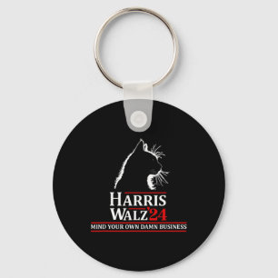 Porte-clés Cat Harris Walz 2024 Kamala Harris 2024 Tim Walz 2