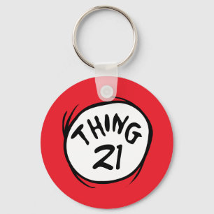 Porte-clés Cat in the Hat   Thing 1 Thing 2 - Custom Thing 2