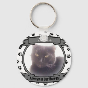 Porte-clés Cat Memorial Toujours Dans Nos Coeurs