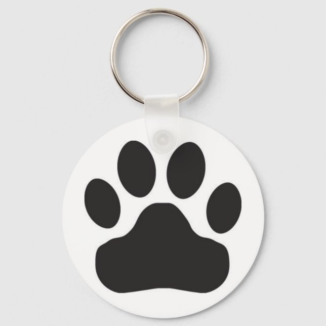 Porte-clés Cat Paw Print | Dog Paw Print (Recto)