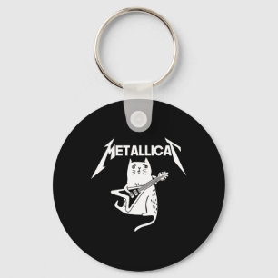 Porte-clés Cat Rock Band Guitare Amusants Noël Cadeau de Noël