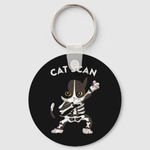 Porte-clés Cat Scan Ct Scan Funny Cat X-ray Pun mème Rad Tech
