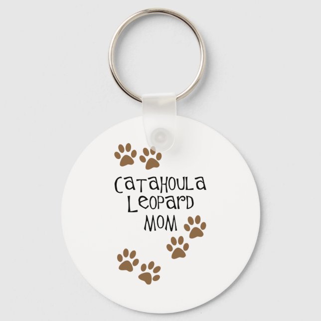 Porte-clés Catahoula Leopard Maman (Recto)