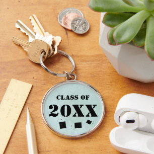 Porte-clés Catégorie de diplômés de 2025 Invitation et cadeau