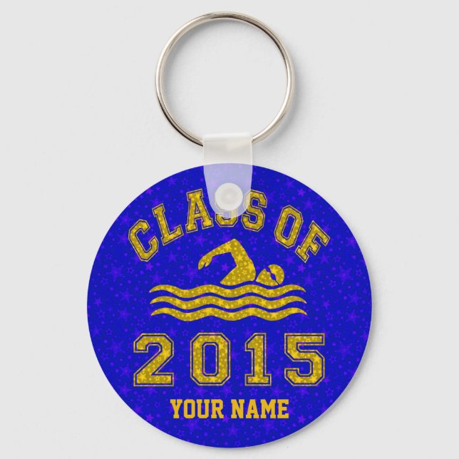 Porte-clés Catégorie De Natation 2015 (Recto)