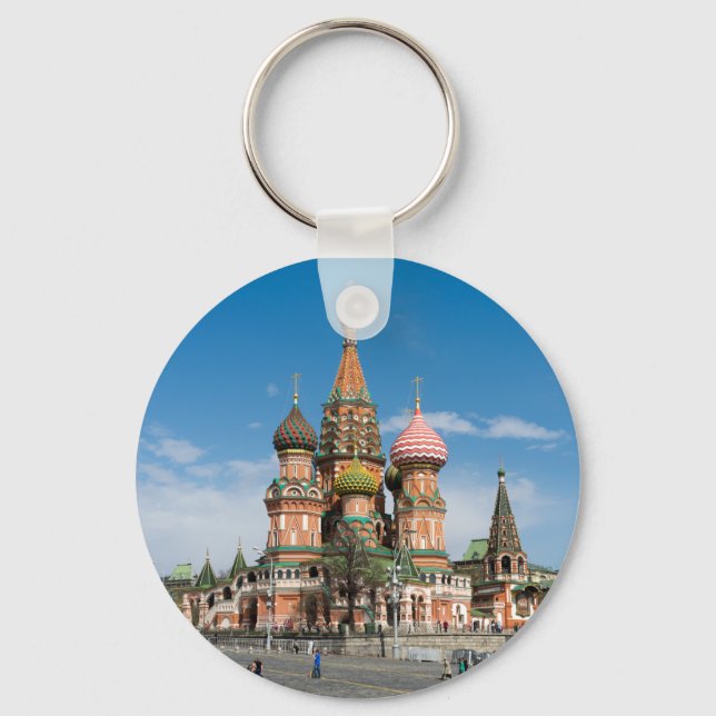 Porte-clés Cathédrale Saint-Basil à Moscow (Recto)