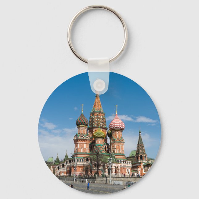 Porte-clés Cathédrale Saint-Basil à Moscow (Recto)