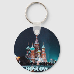Porte-clés Cathédrale Saint-Basile de Moscou Russie