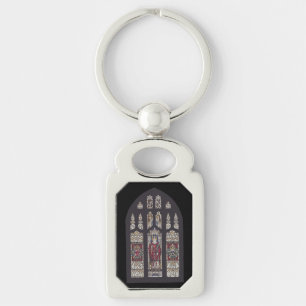 Porte-clés Cathédrale Saint-Polycarpe Art de Verre Coloré