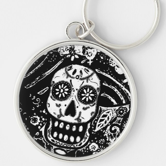 PORTE-CLÉS CATRINA DIA DE LOS MUERTOS (Devant)