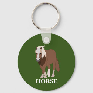 Porte-clés Cavalier de cheval animal personnalisé Amateur de