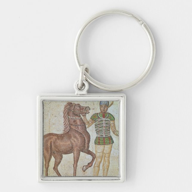 Porte-clés Cavalier de cheval dans des couleurs de emballage (Devant)