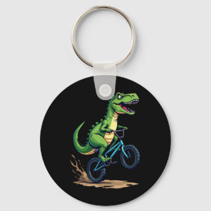 Porte-clés Cavalier de vélo BMX dinosaure VTT drôle garçons