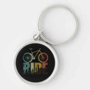 Porte-clés Cavalier de VTT Descente de Vélo de Montagne
