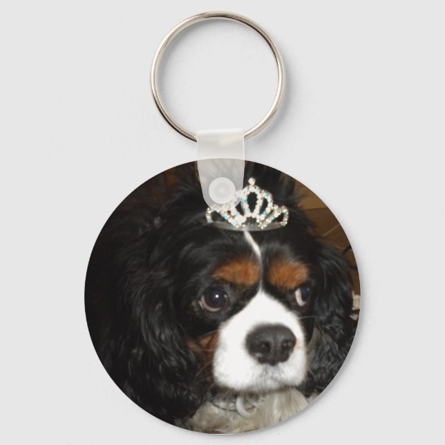Porte-clés cavalier king charles princesse (Recto)