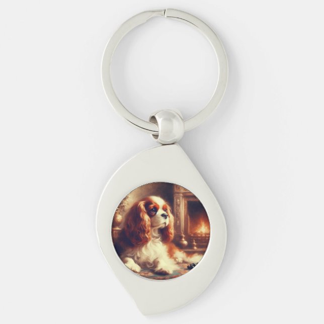 Porte-clés Cavalier King Charles Spaniel (Devant)