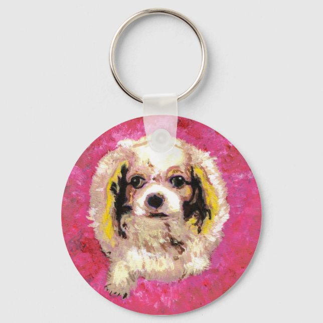 Porte-clés Cavalier King Charles Spaniel (Recto)