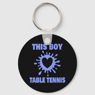 Porte-clés Ce Garçon Aime Table Tennis Amusant Table Tennis P
