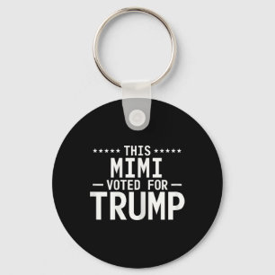 Porte-clés Ce Mimi A Voté Pour Trump 2024, Fière Grand-Mère V