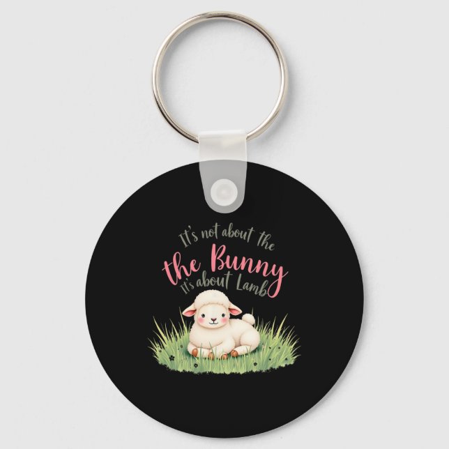 Porte-clés Ce n'est pas à propos du lapin, c'est à propos de  (Recto)