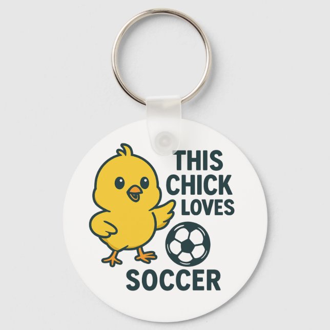 Porte-clés Ce Petit Aime Le Football (Recto)