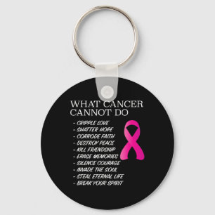 Porte-clés Ce que le cancer ne peut pas faire - Sensibilisati