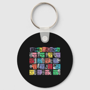Porte-clés Ce que nous apprenons de Black History Sticker