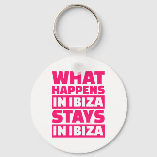 Porte-clés Ce qui se passe à Ibiza séjourne à Ibiza