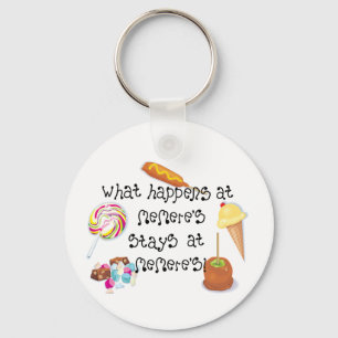 Porte-clés Ce qui se passe chez Memere&apos ; s STAYS chez Me