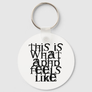 Porte-clés Ceci est ADHD