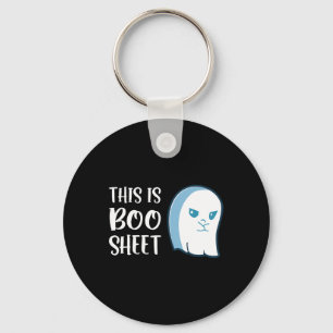 Porte-clés Ceci Est De La Feuille De Boo Fun Halloween Disant