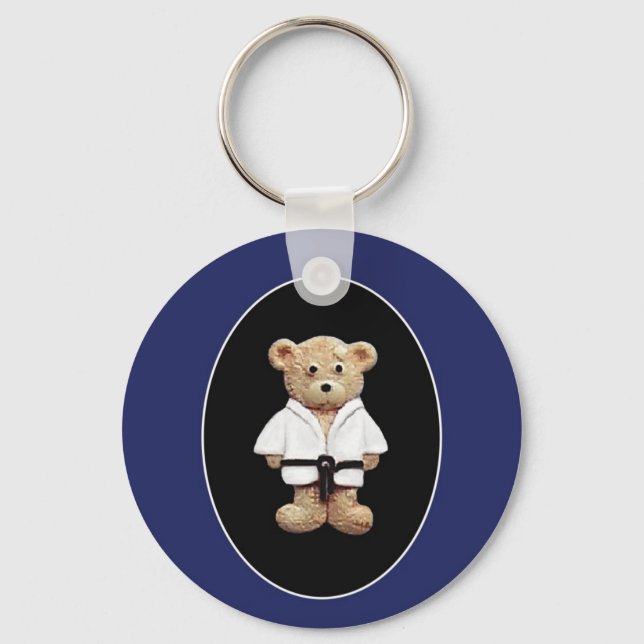 Porte-clés Ceinture noire Judo (Recto)