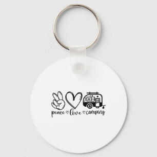 Porte-clés Cela dit Paix Amour Camping - Plein air