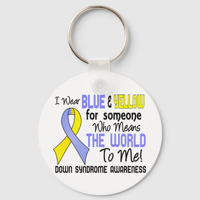 Porte-clés Cela Signifie Que Le Monde Me Conduit 2 Au Syndrom (Recto)