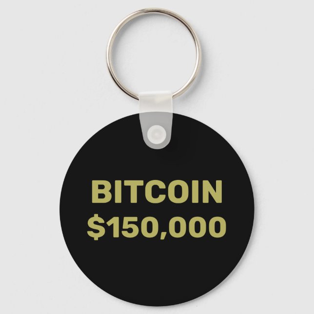 Porte-clés Célébration de Bitcoin 150000 (Recto)
