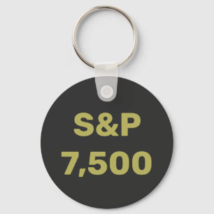 Porte-clés Célébration de l'indice boursier S&P 7 500