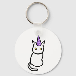 Porte-clés Célébration du Chat Blanc
