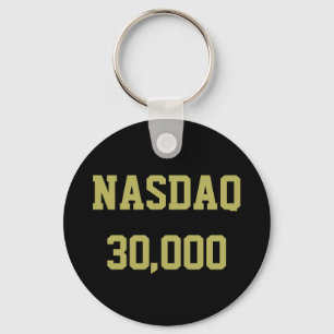 Porte-clés Célébration du NASDAQ à 30000 du marché boursier