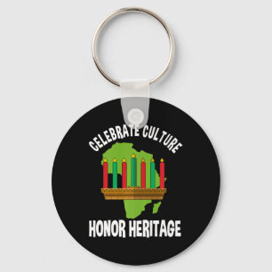 Porte-clés Célébrer La Culture Honneur Patrimoine Kwanzaa Afr