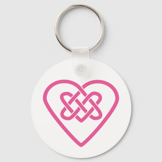 Porte-clés Céltic Heart Keychain - Arrière - plan blanc (Recto)