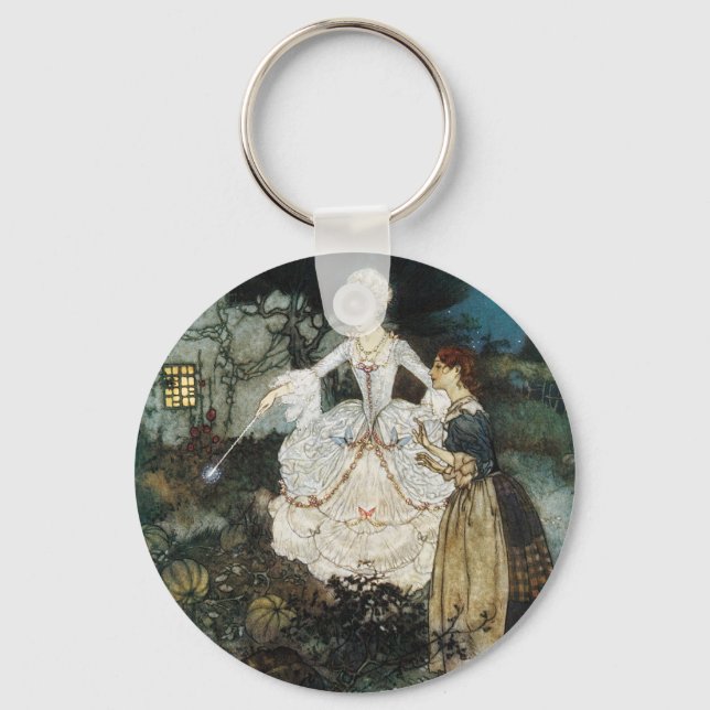 Porte-clés Cendrillon et Fée Gomère (Recto)