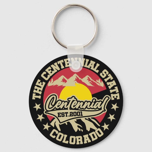 Porte-clés Centenaire, Colorado (Recto)