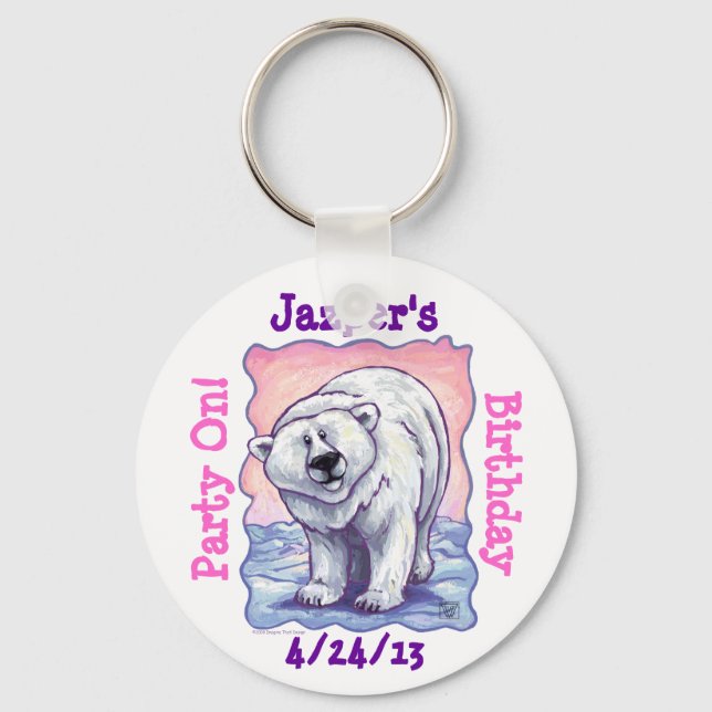 Porte-clés Centre de la fête de l'ours polaire (Recto)