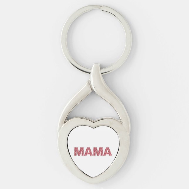 Porte-clés Cercle de clé MAMA (Devant)