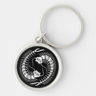 Porte-clés Cercle de mille-pattes face à face