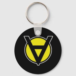 Porte-clés Cercle de Voluntaryist un porte - clé